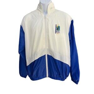Holland America Line Passport To Fitness Blue & White Adult Jacket ~ Size L NEW!
